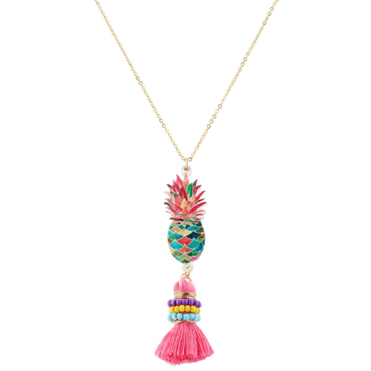 Kids Colorful Pineapple Necklace