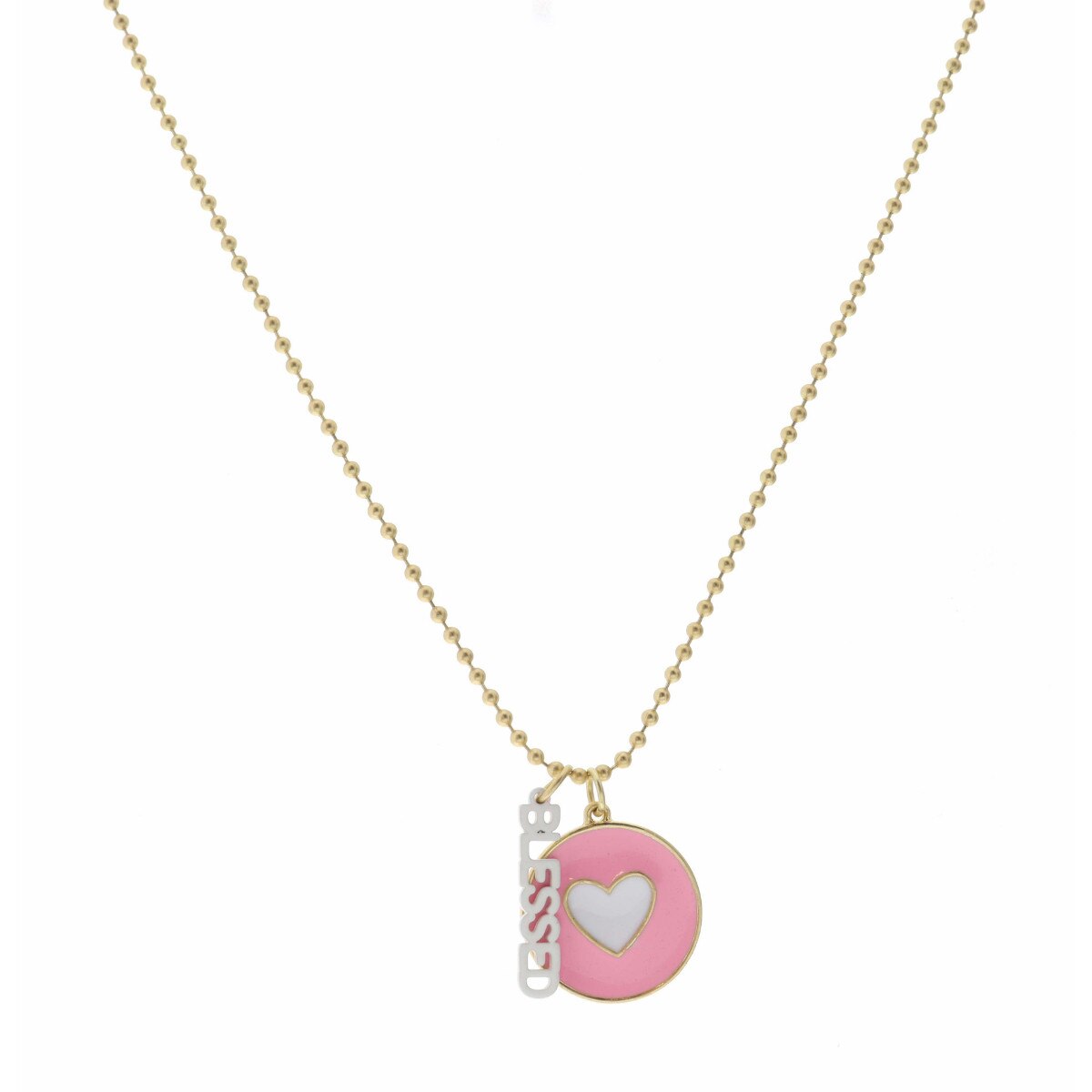 "Blessed" Heart Necklace