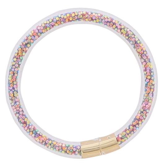 Kids Multi Confetti Large Tube Bracelet