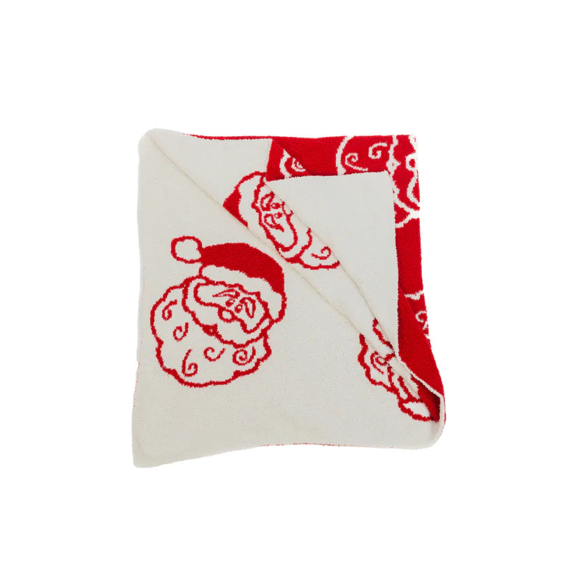 Santa Head Blanket
