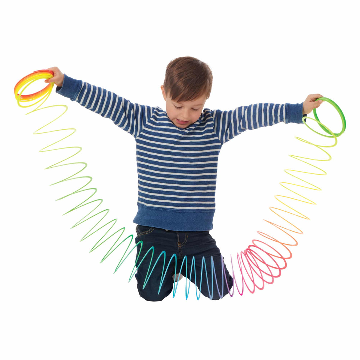 Schylling The Spring Thing Jumbo Rainbow Spring – Giant Classic Walking Spring Toy