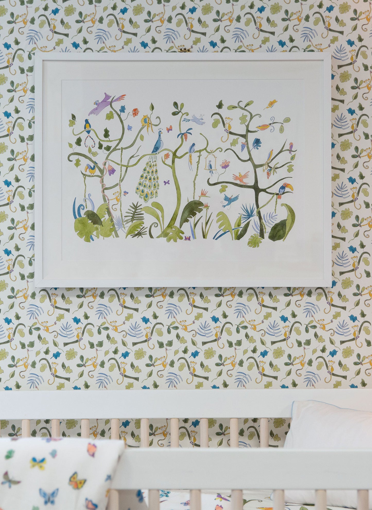 Art Print - Tropical Chinoiserie - Unframed