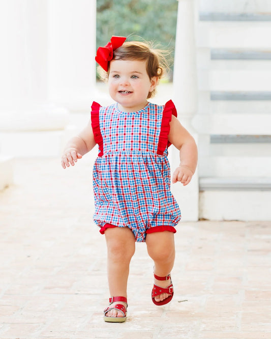 Patriotic Plaid Evie Bubble