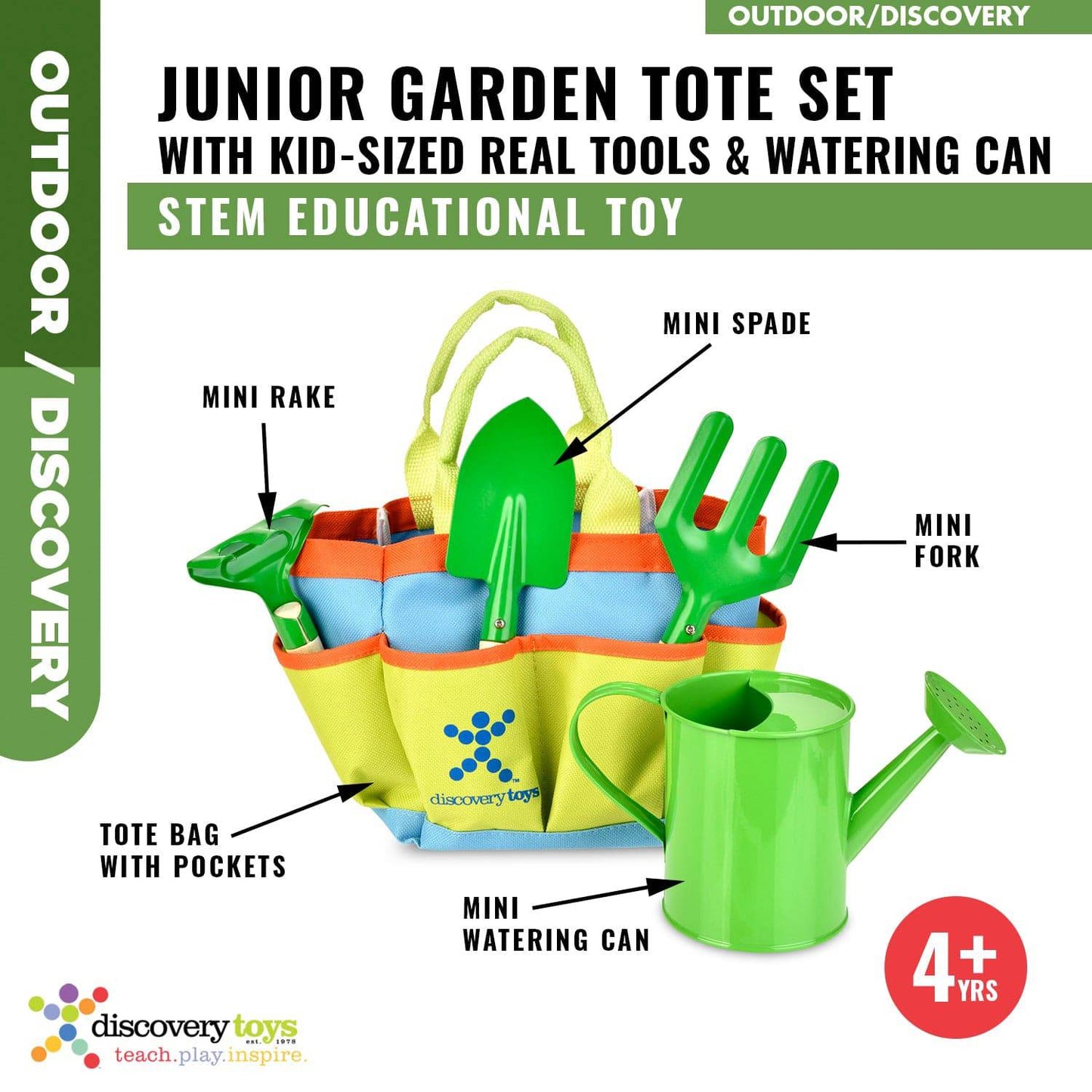 JR. GARDEN TOTE & Tool Set