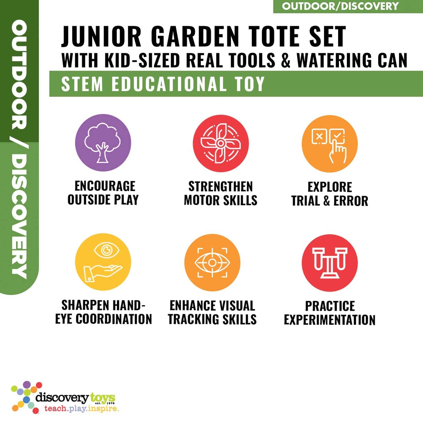 JR. GARDEN TOTE & Tool Set