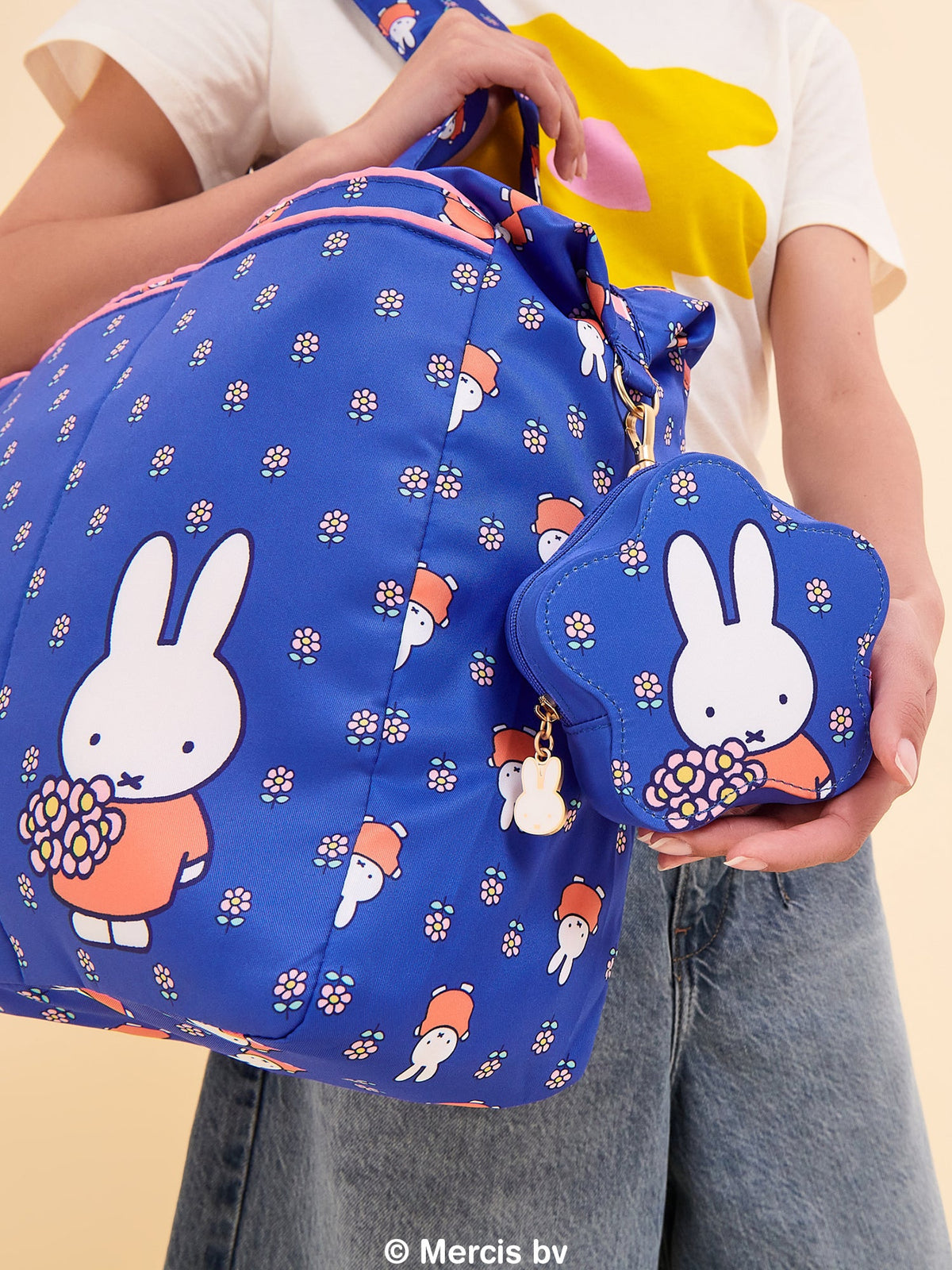 Miffy Flower Fields Flower Mini Bag - Blue & Orange