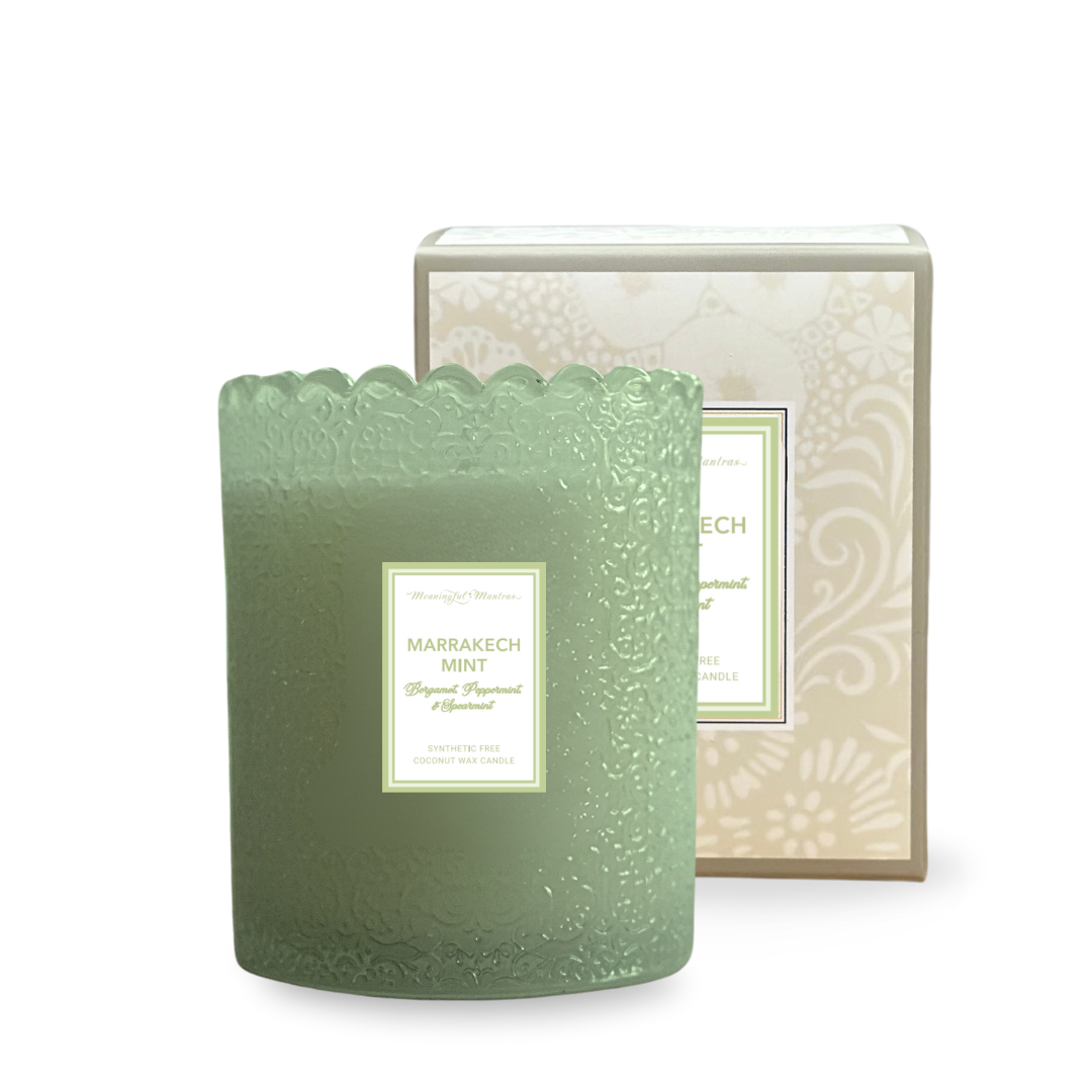 Marrakech Mint Natural Candle 8oz Kaia Collection