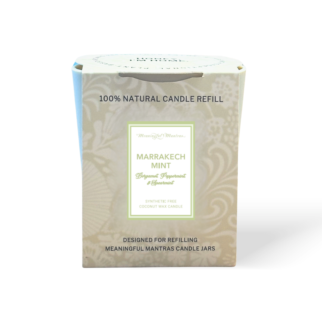 Marrakech Mint Natural Candle 8oz Kaia Collection Refill