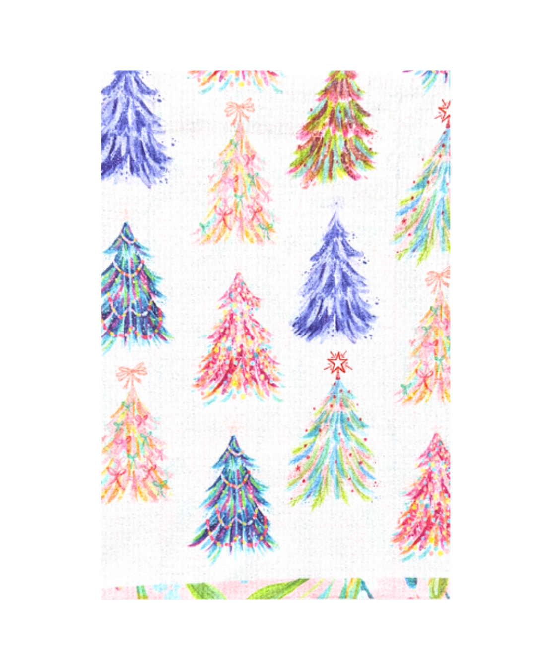Spruce & Berries Double-Sided Tea Towel