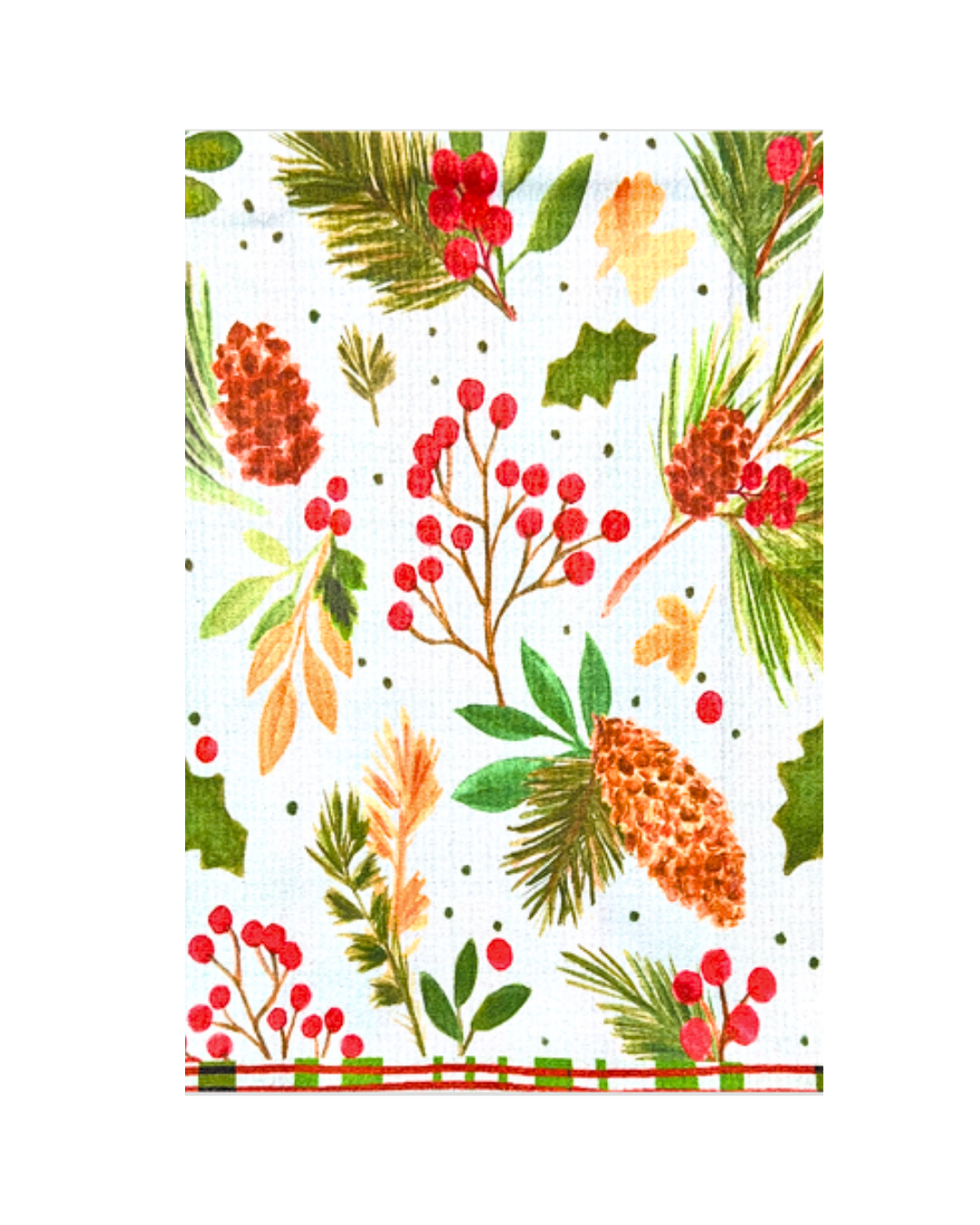 Berry Merry Double-Sided Tea Towel