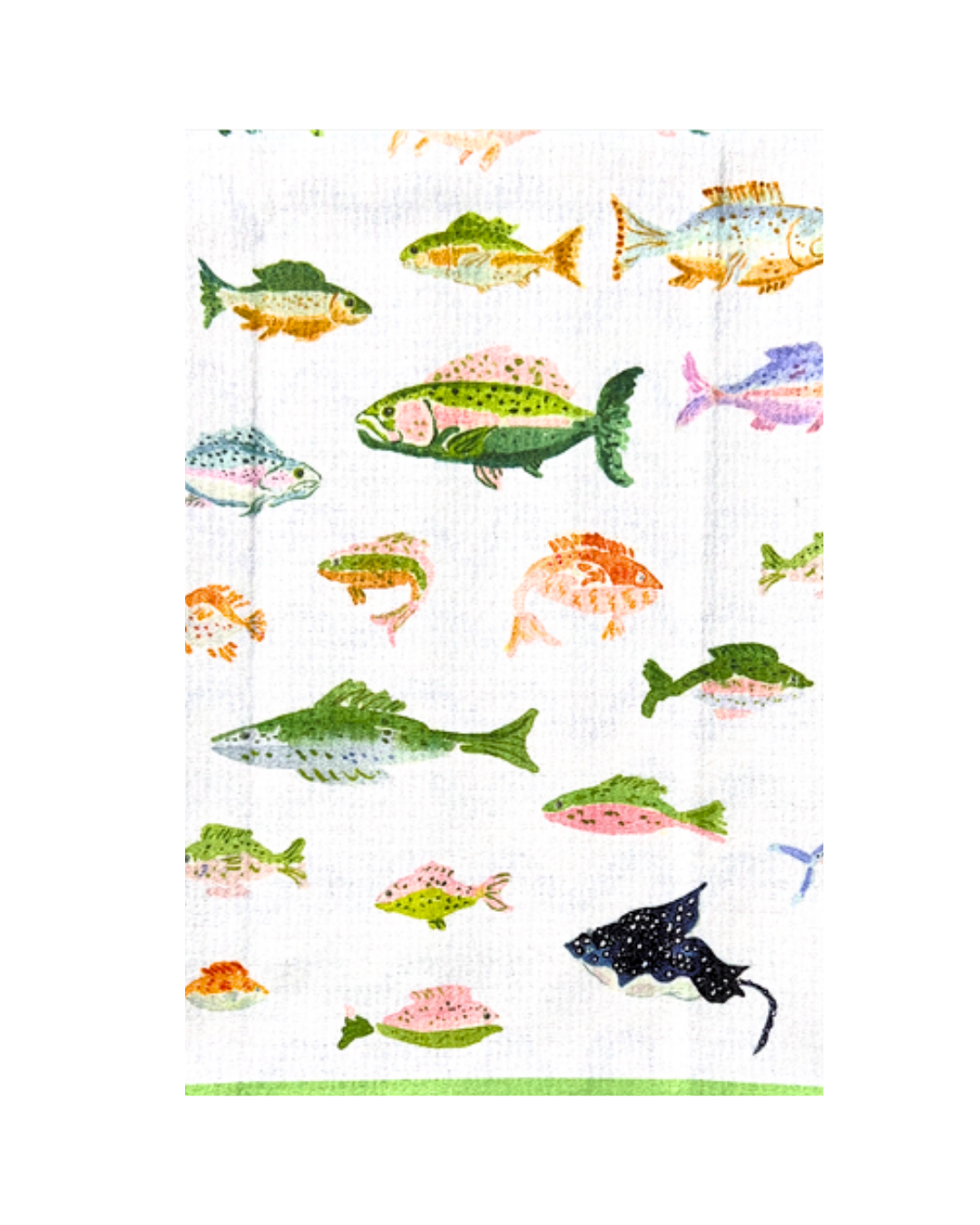 Reel It In Double-Sided Tea Towel