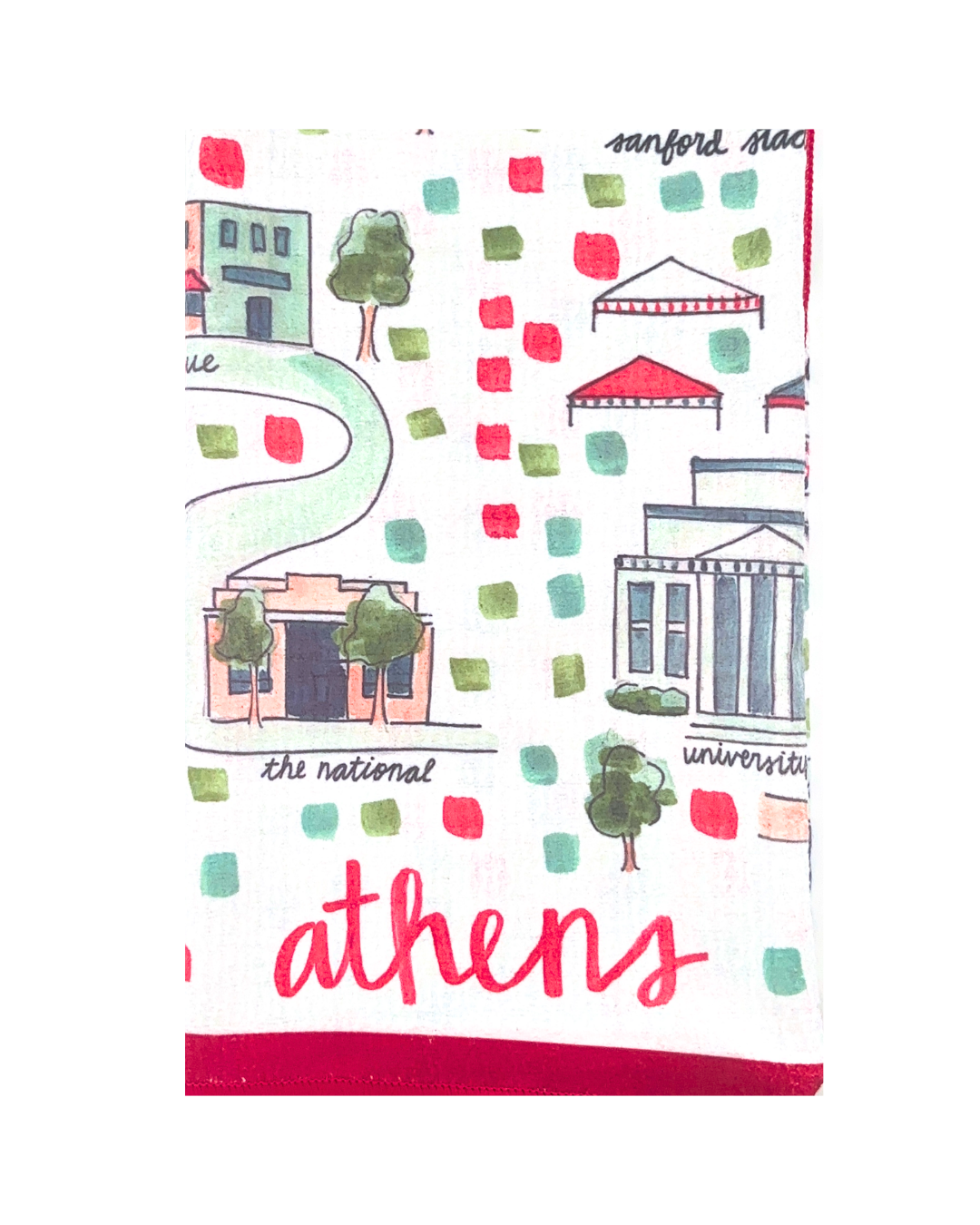 Athens Double-Sided Tea Towel