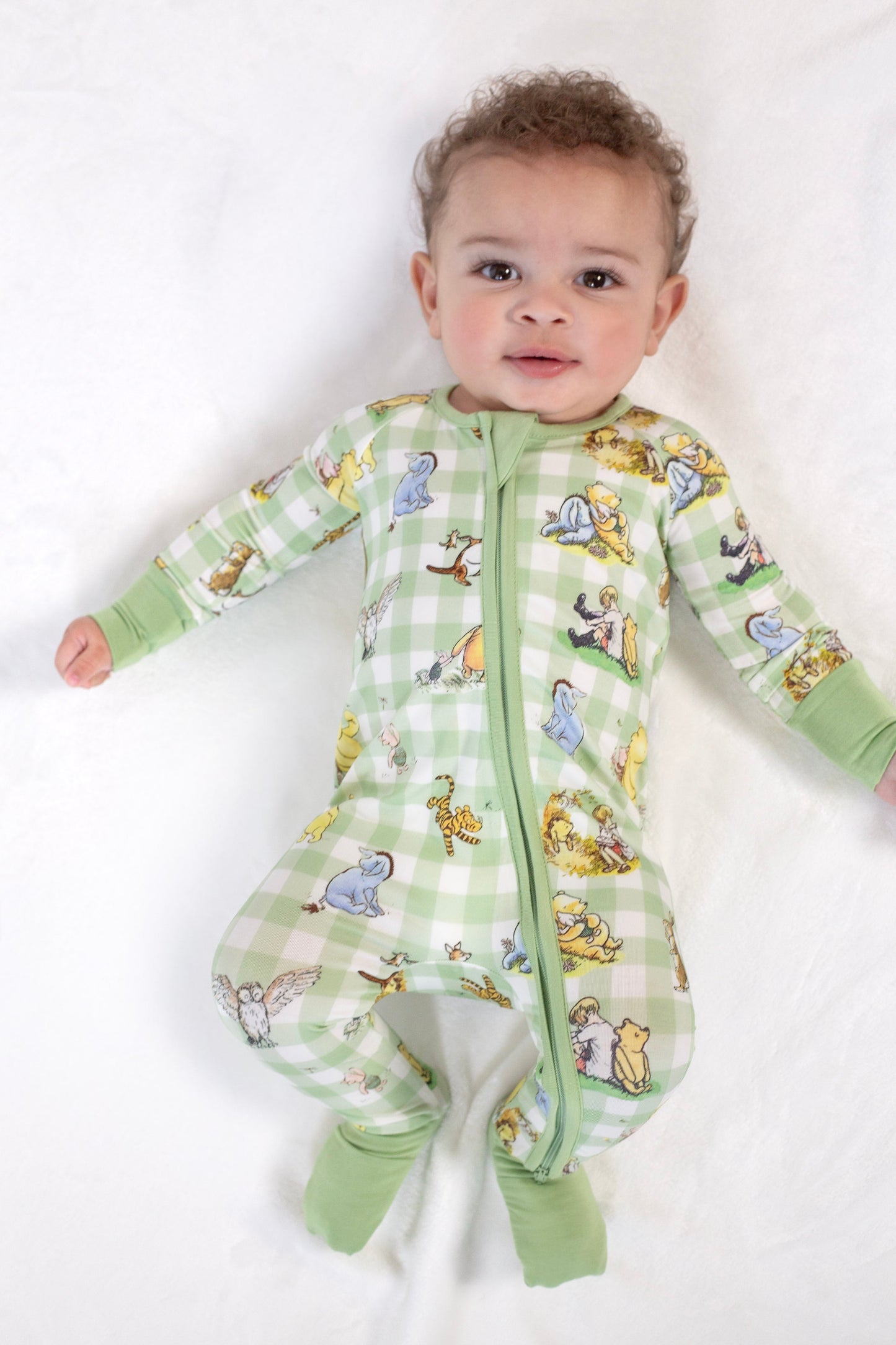 Vintage Pooh Convertible Footie