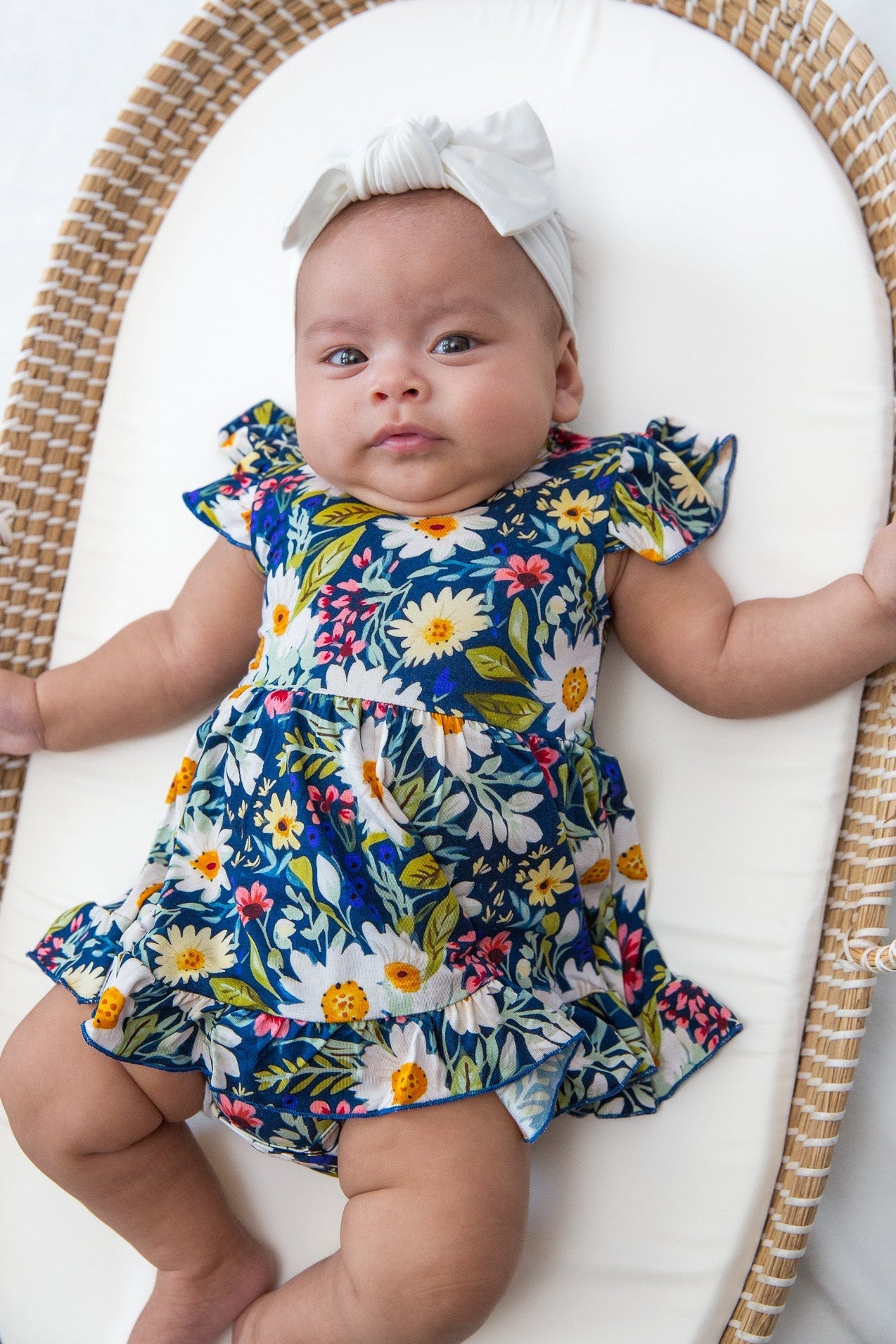 Daisy Blue Bodysuit Twirl