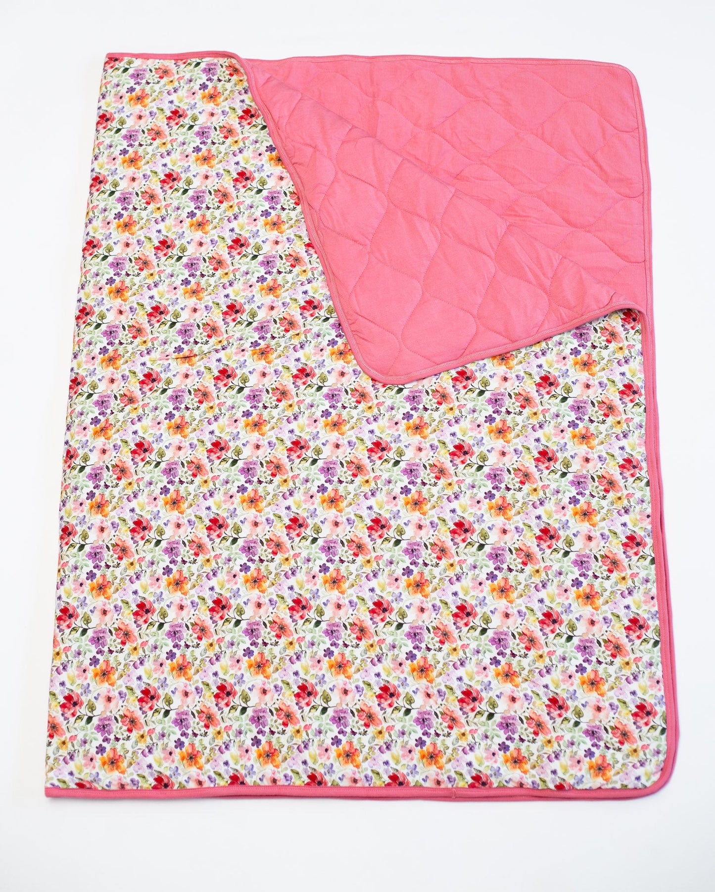 Watercolor Floral Quilt