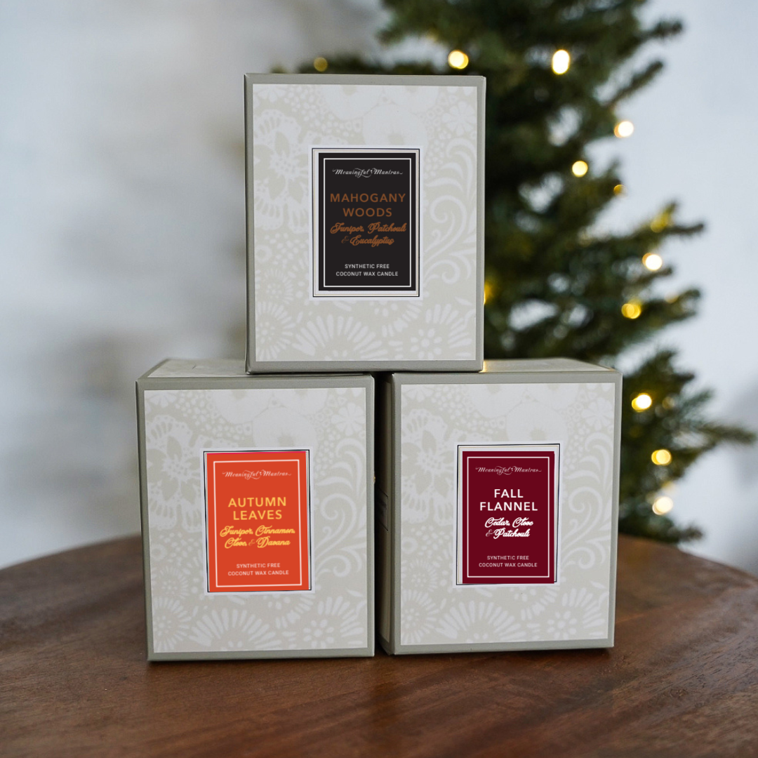 Mahogany Woods Natural Candle 8oz Kaia Collection
