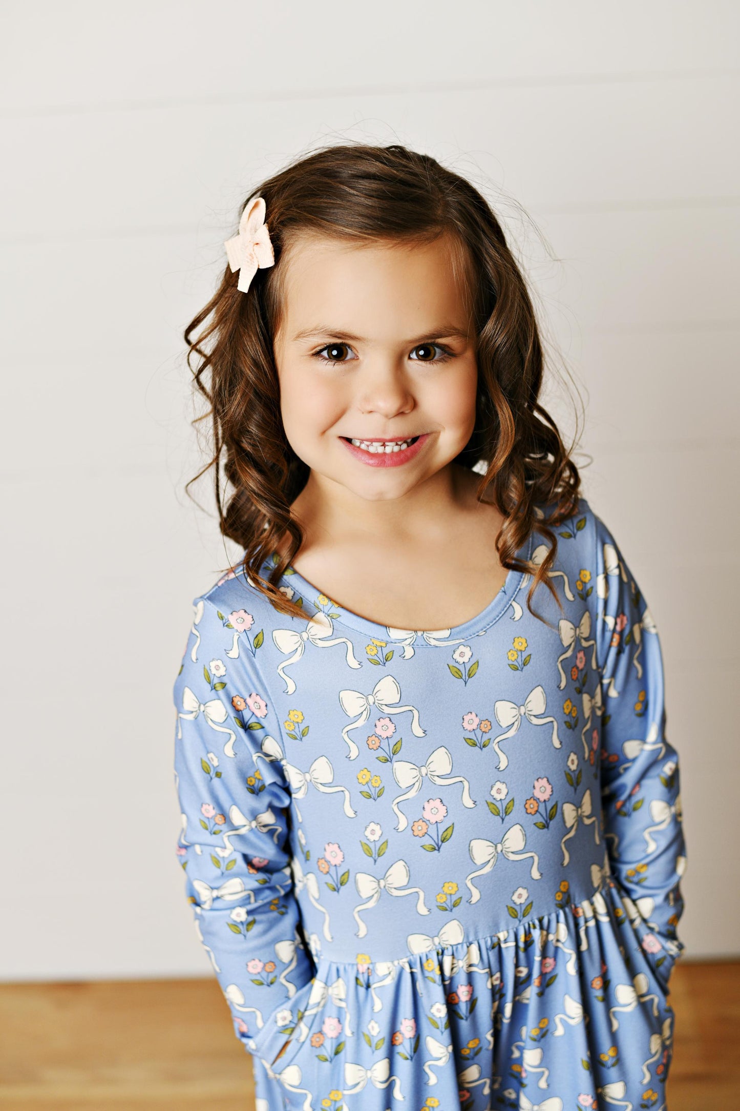 Kelly Blue Bow Jumpsuit