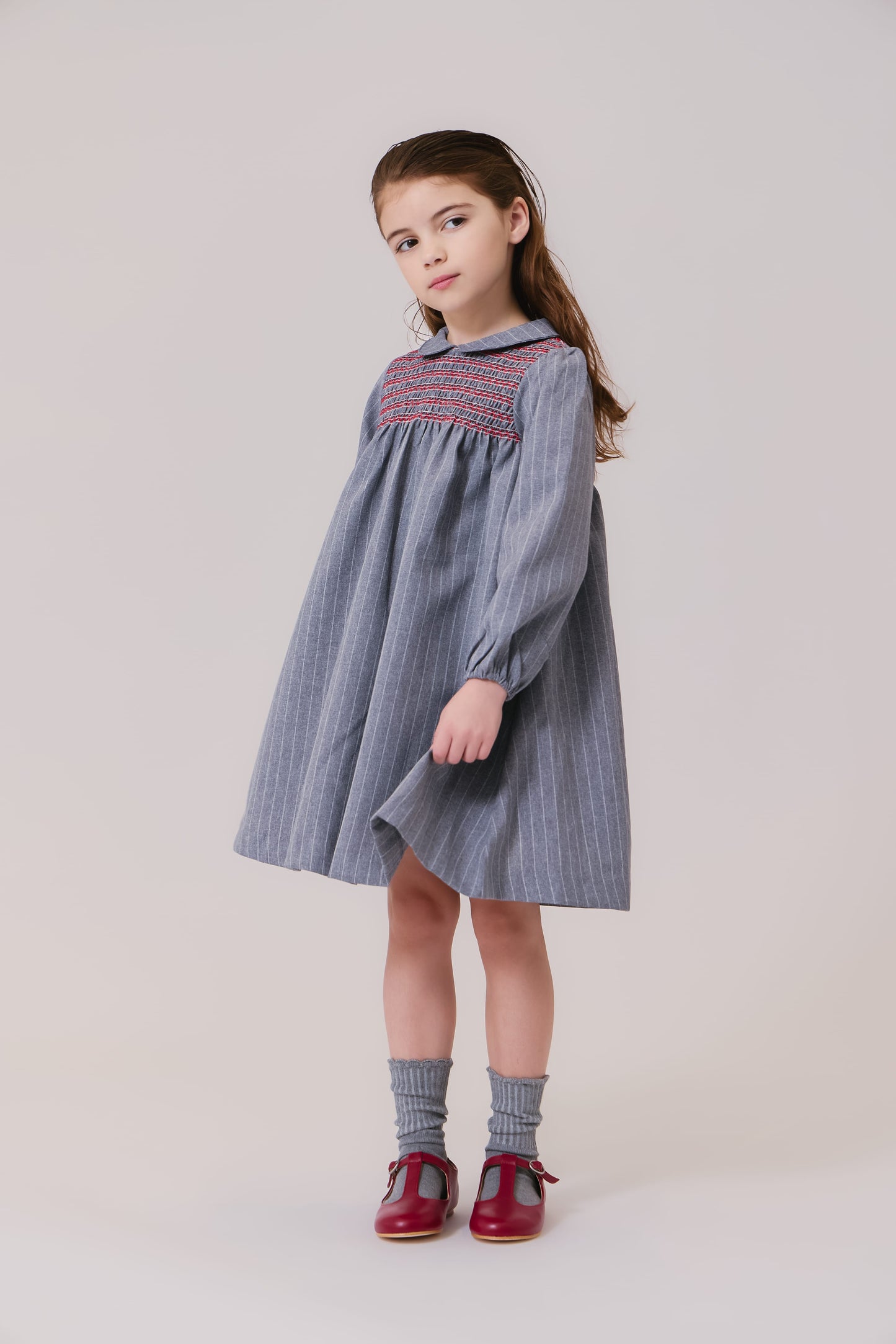 Cynthia Pinstripe Dress