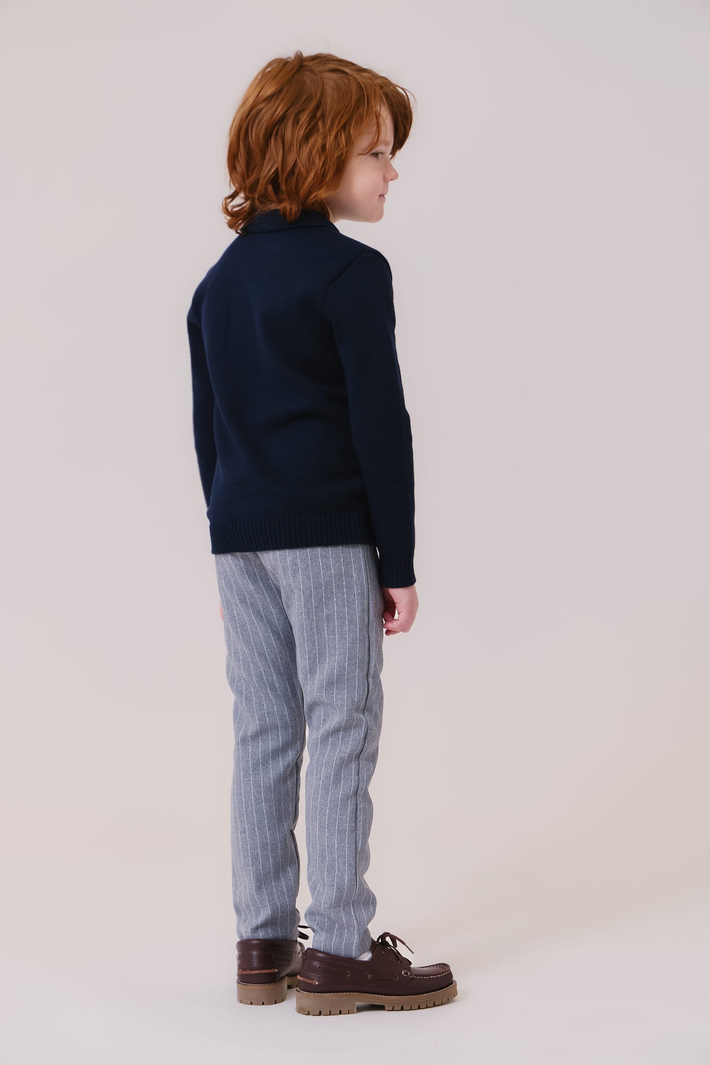 Oscar Pinstripe Slim Pants