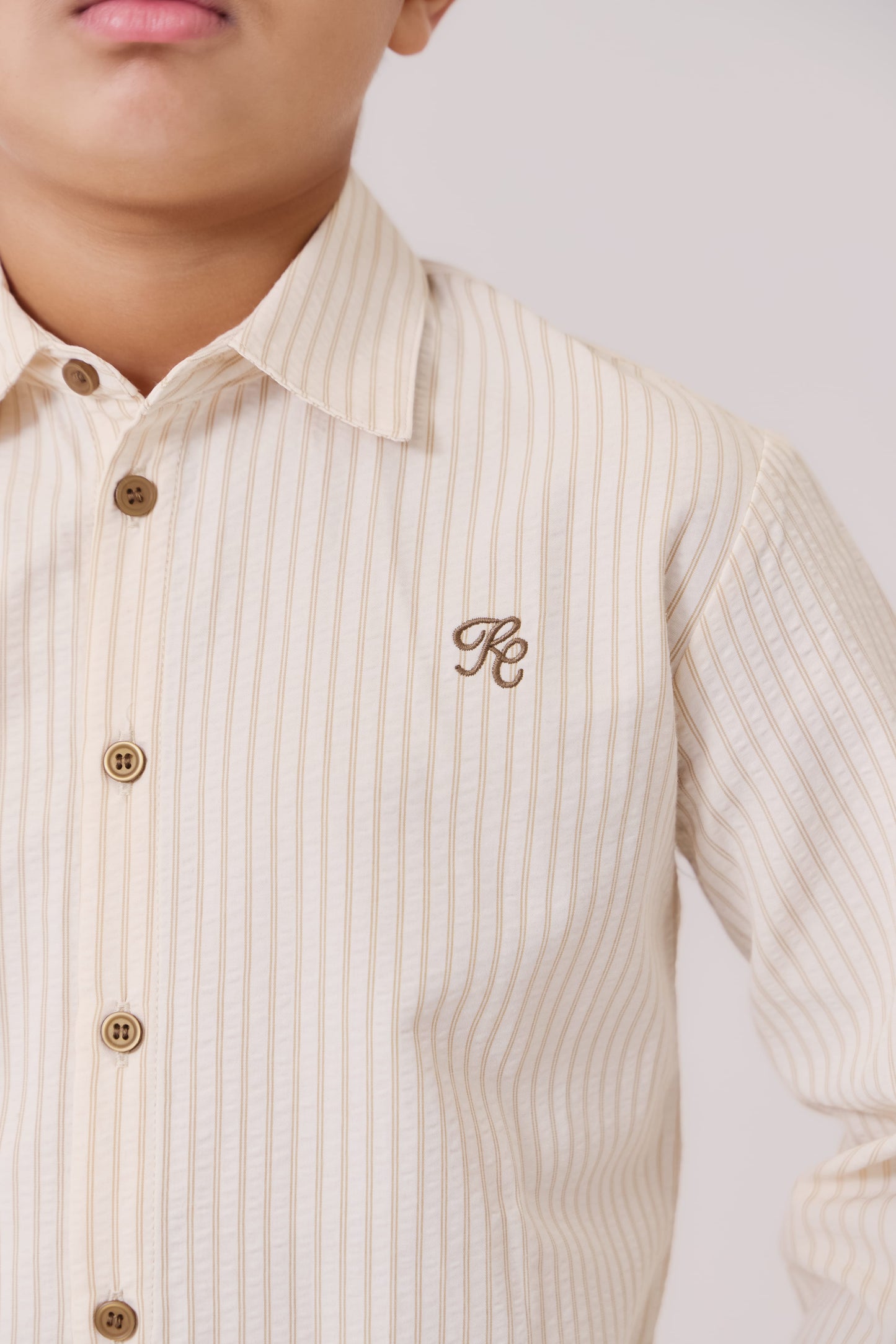 Sol Stripe Shirt - Mustard