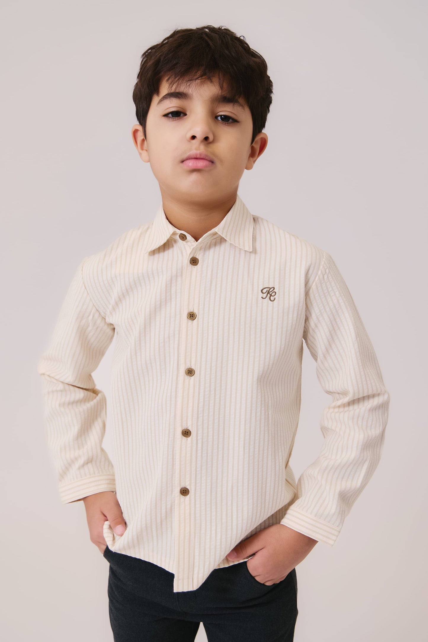 Sol Stripe Shirt - Mustard