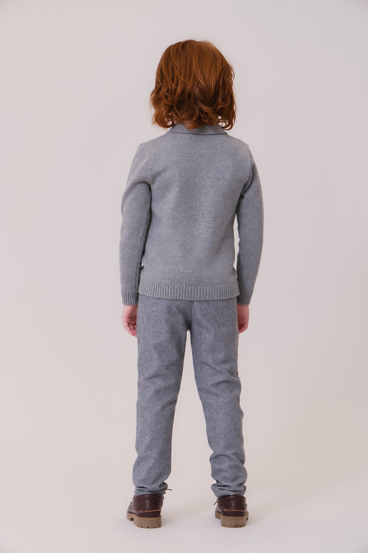 Franck Collar Sweater - Grey