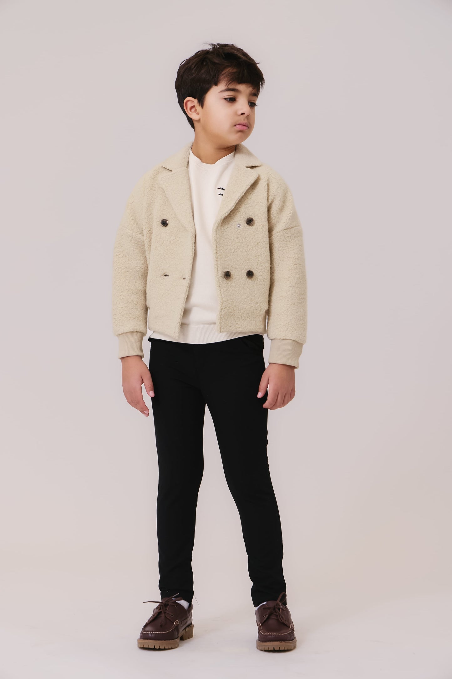 Kenny Sherpa Jacket - Vanilla