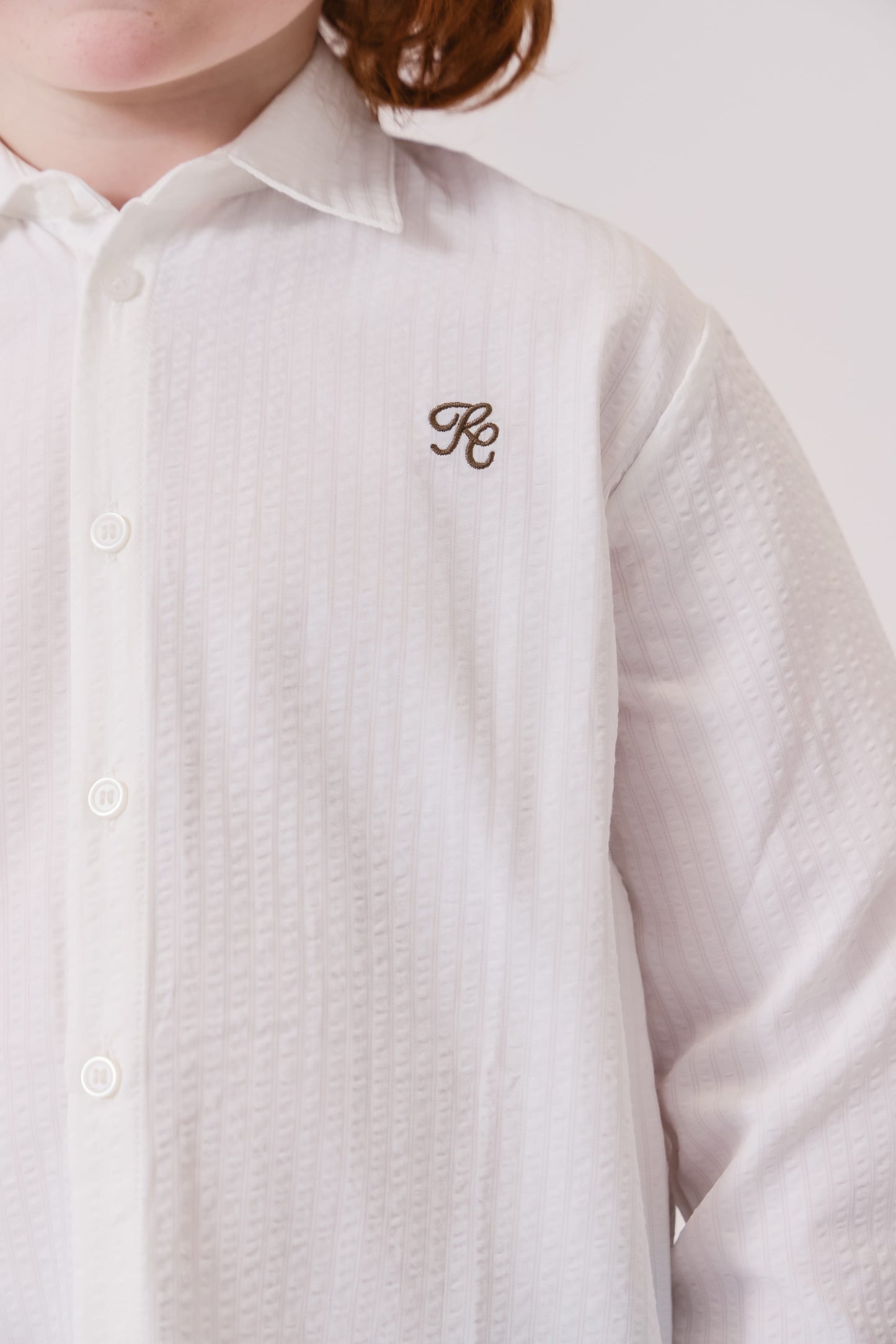 Sol Stripe Shirt - White