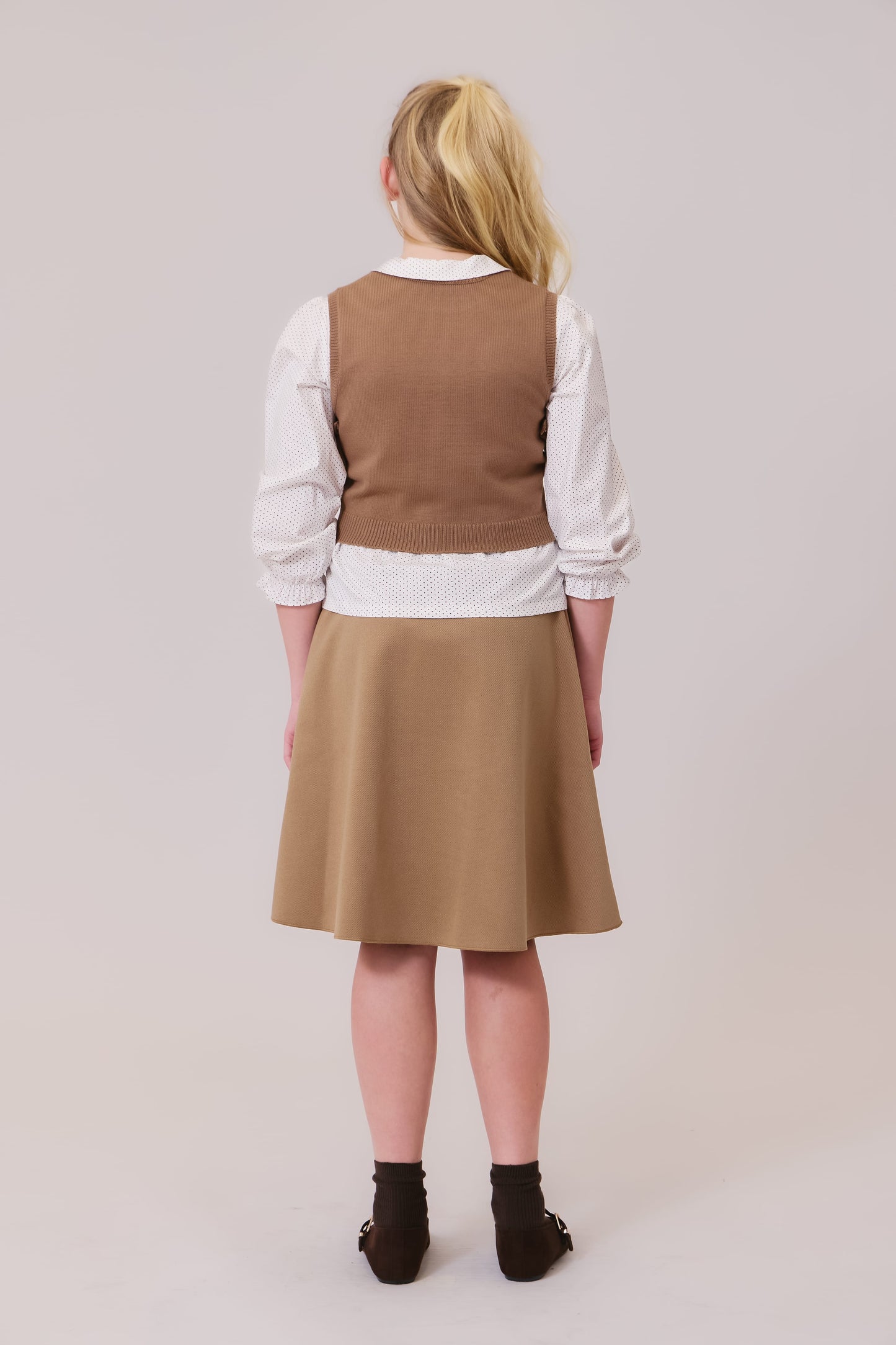Sienna Knit Vest - Chestnut
