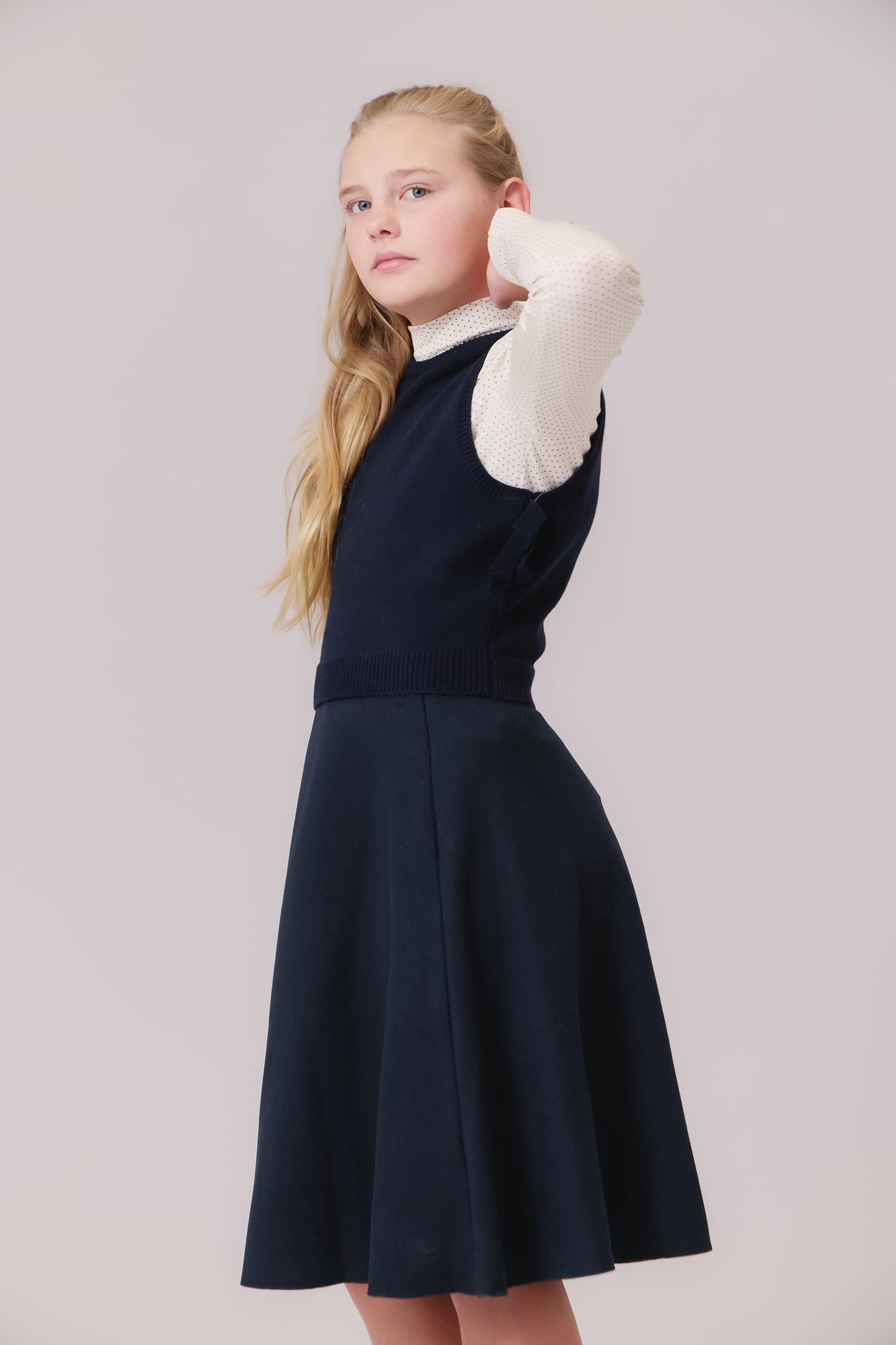 Sienna Knit Vest - Navy