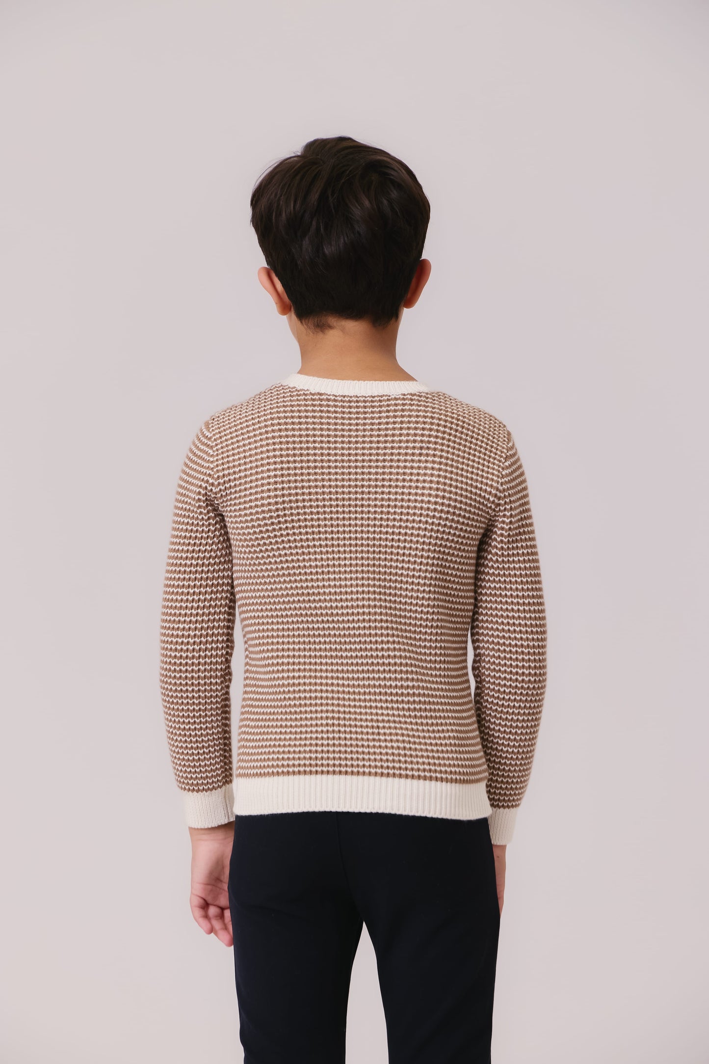 Kenny Textured Sweater - Chestnut