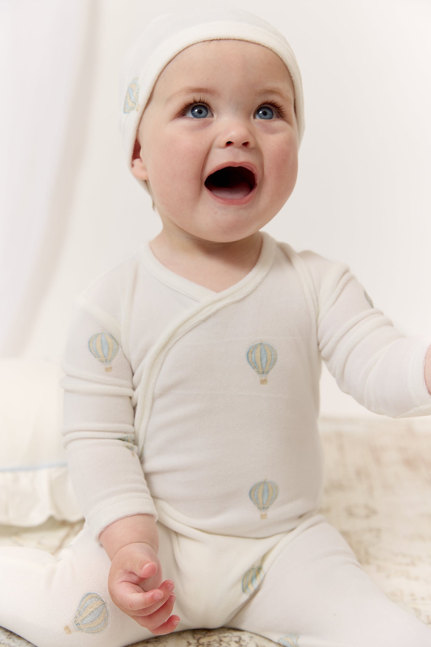 Ciel Enfant Wrap Footie - Blue