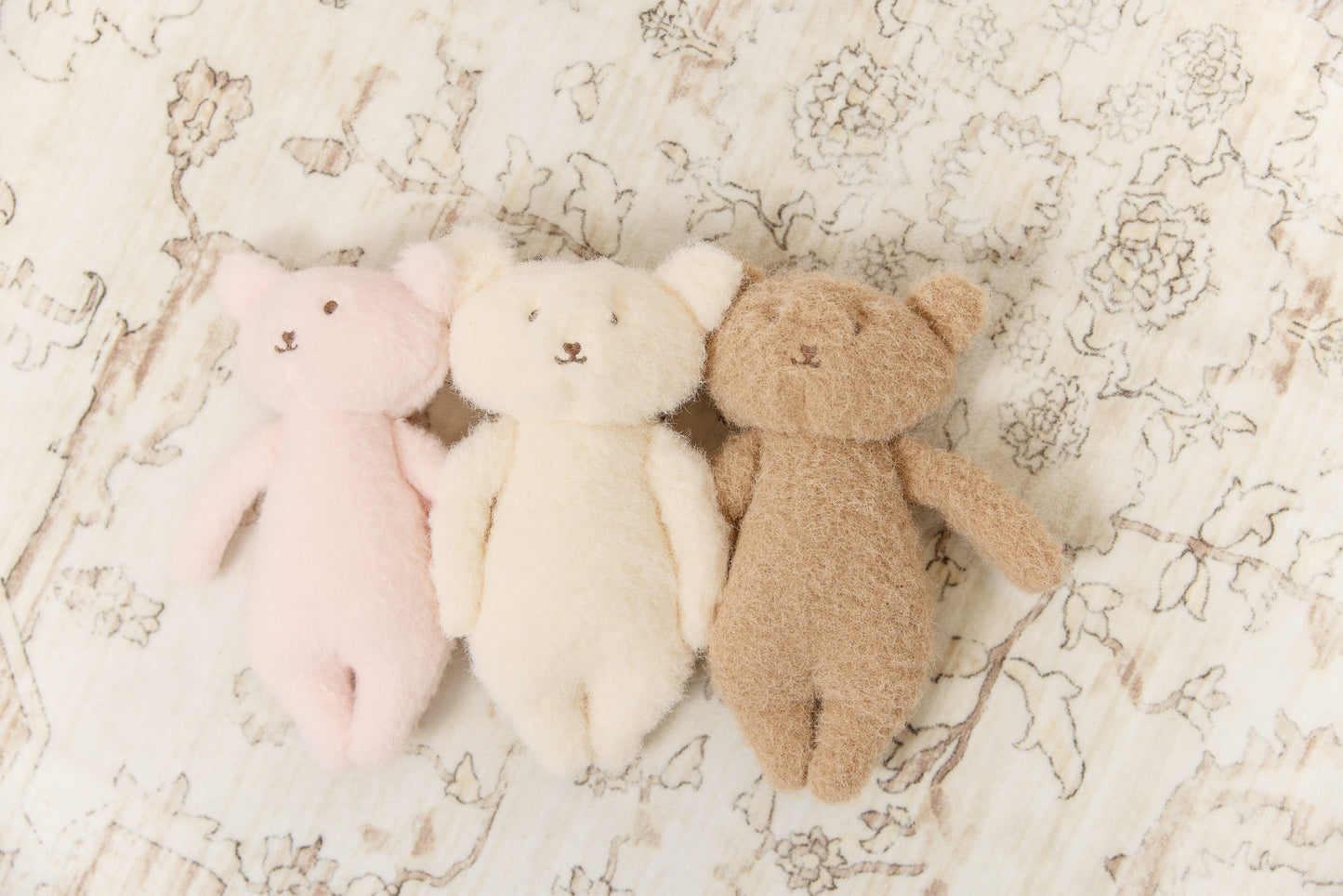 Mon Bebe Teddy Trio - Pink