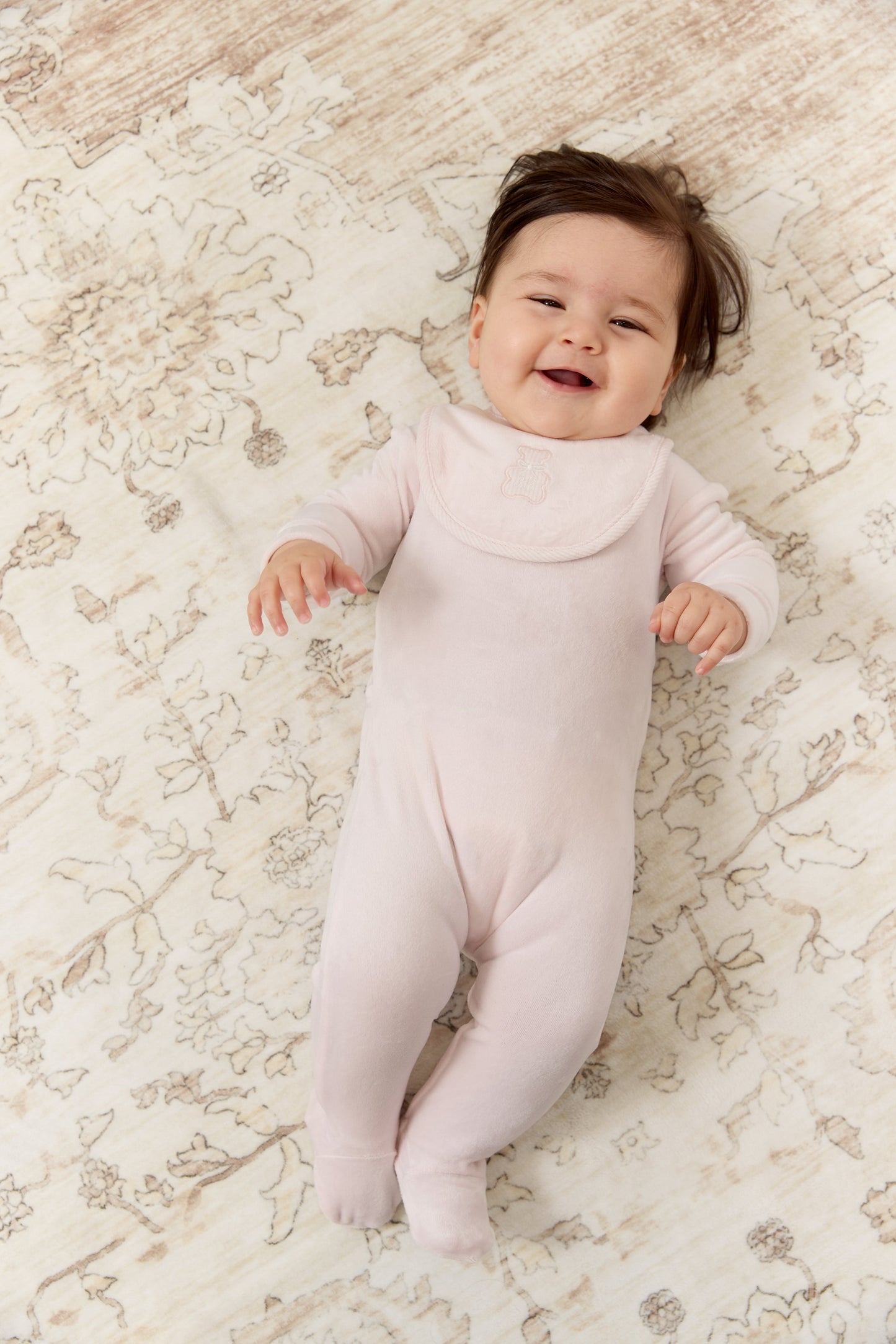 Petit Ours Footie, Hat and Blanket Set - Pink