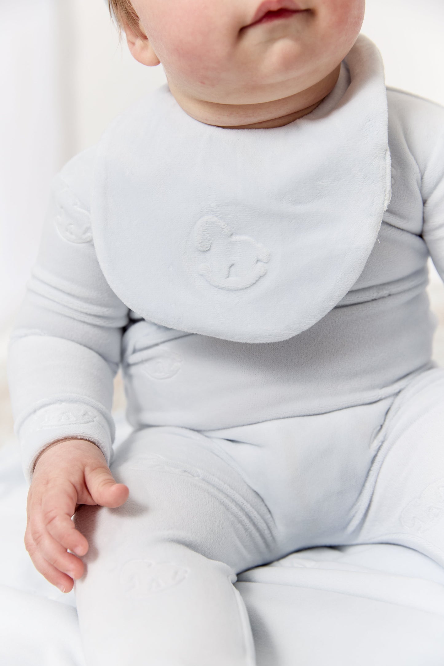 Whinny Wrap Footie, Hat & Blanket Set - Blue