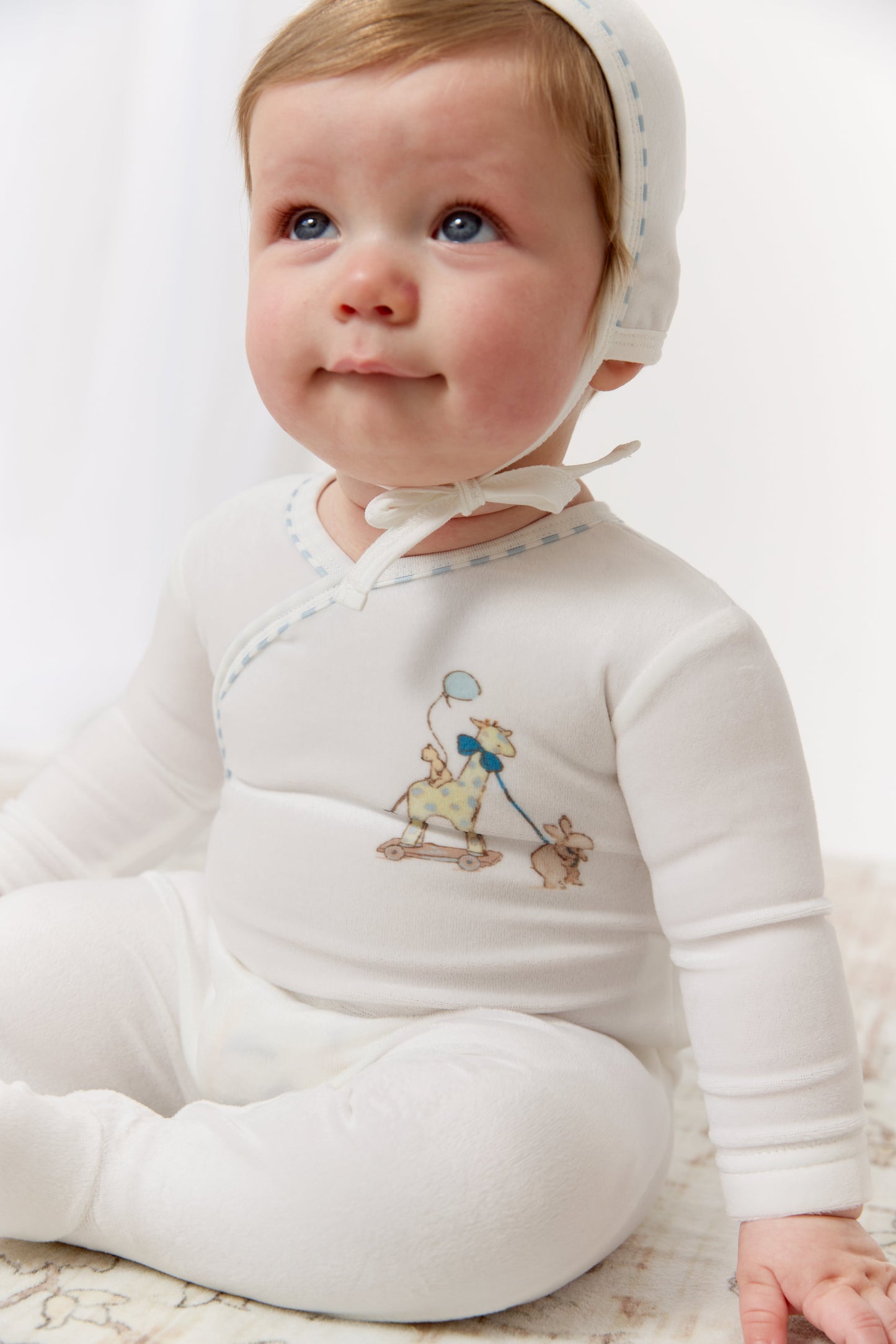 Meadow Friends Footie - Blue