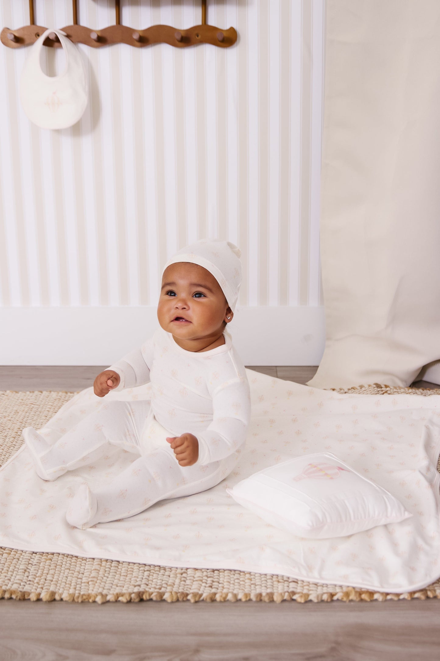 Up & Away Footie 3PC Set - Pink
