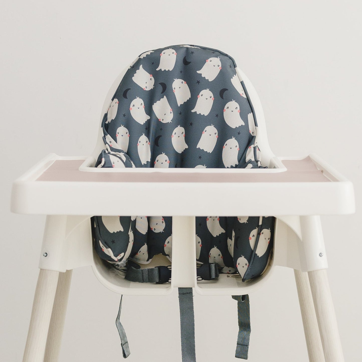 Black Ghost Print IKEA Antilop Cushion Cover - Optional Custom Embroidery!