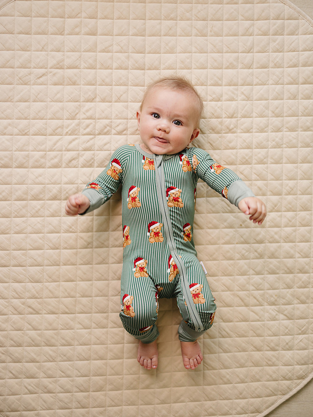 Bamboo Zip Romper | Merry Bear