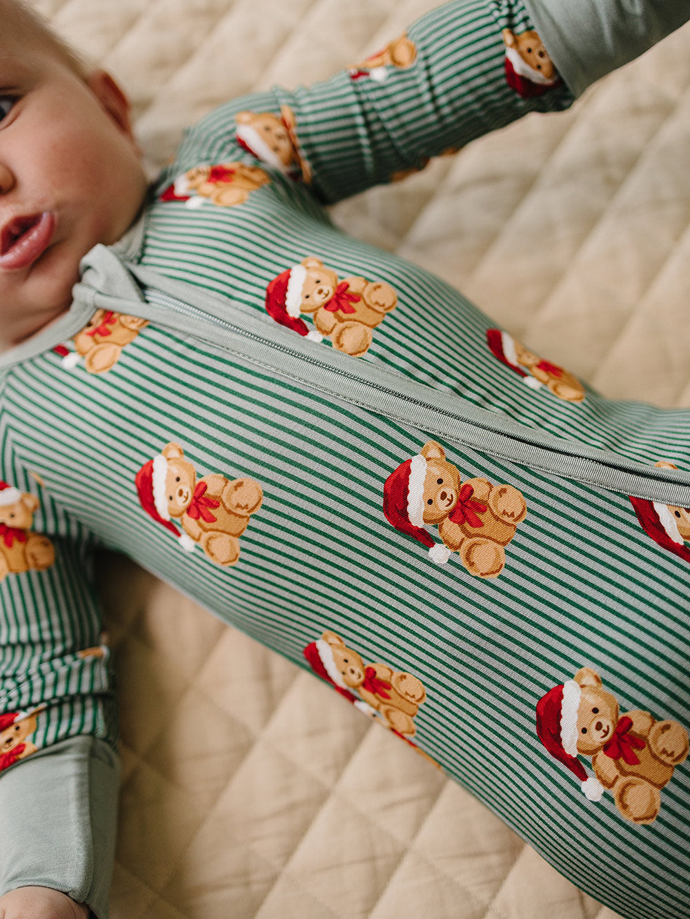 Bamboo Zip Romper | Merry Bear