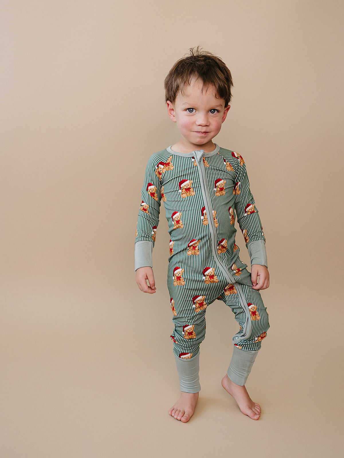 Bamboo Zip Romper | Merry Bear