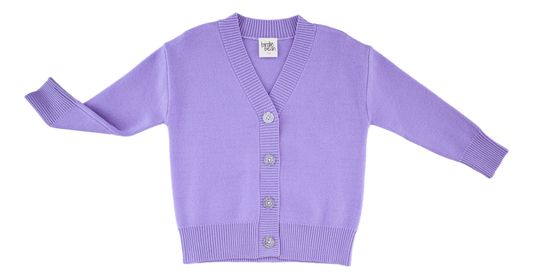 Lavender Knit Cardigan