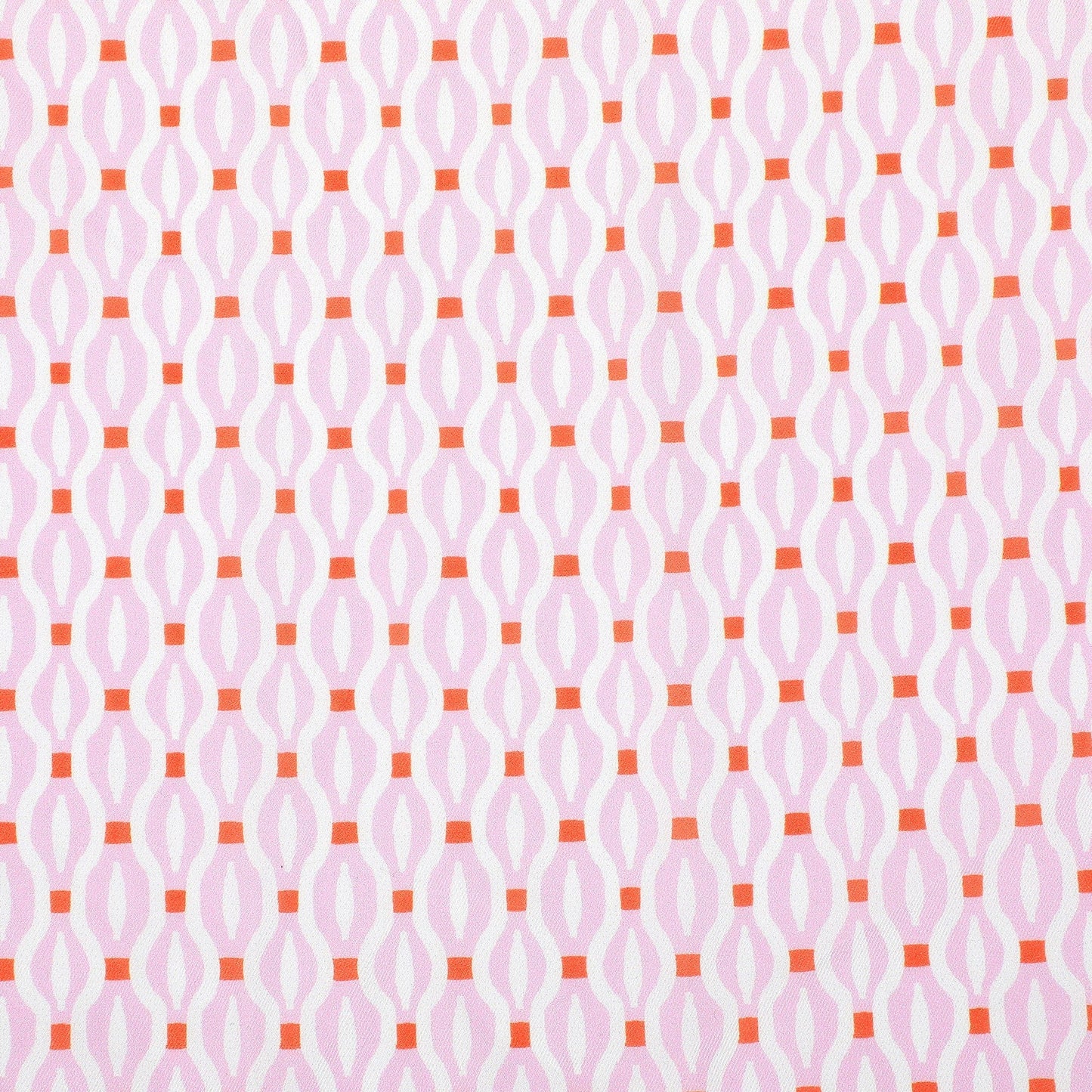 Geo Chic Pink Satin Anything Scarf