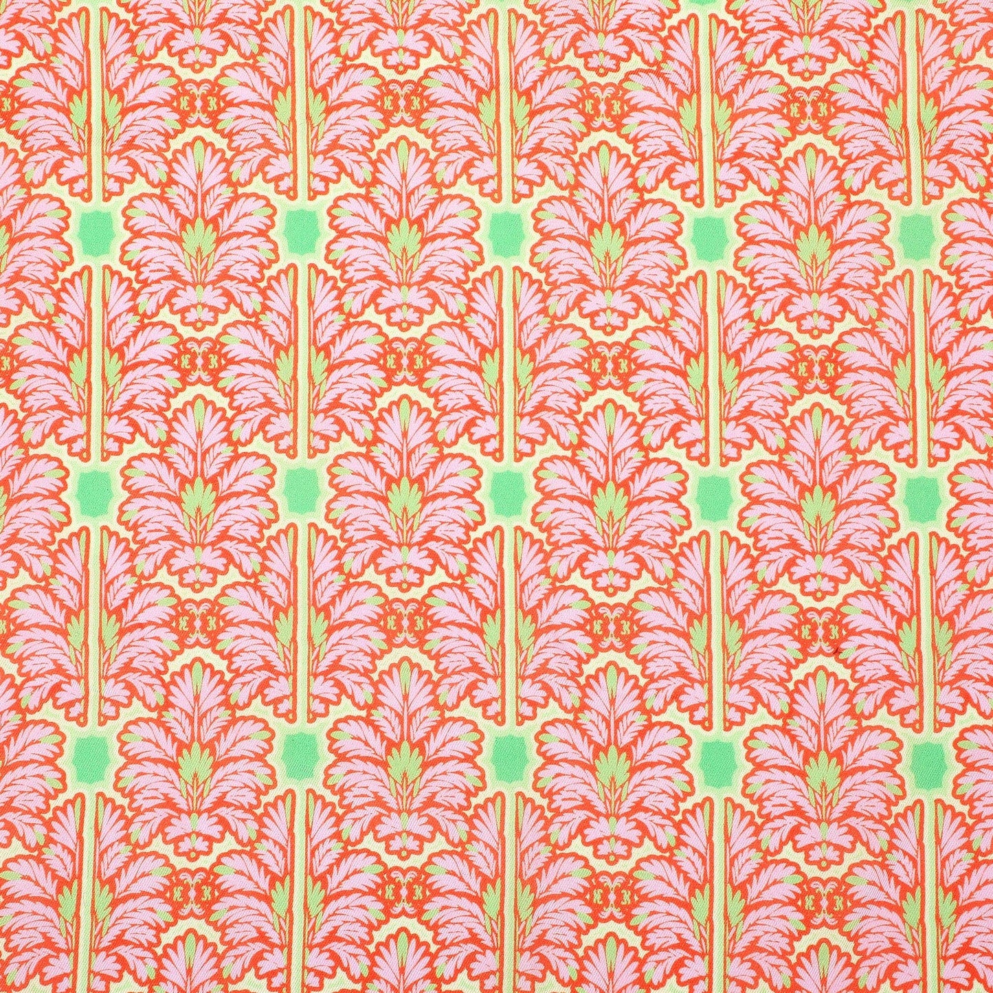 Pink Palm Satin Anything Scarf