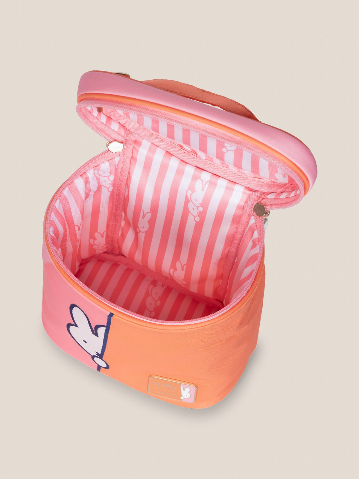 Miffy Flower Fields Fuel Cell Insulated Bottle Bag - Pink & Orange