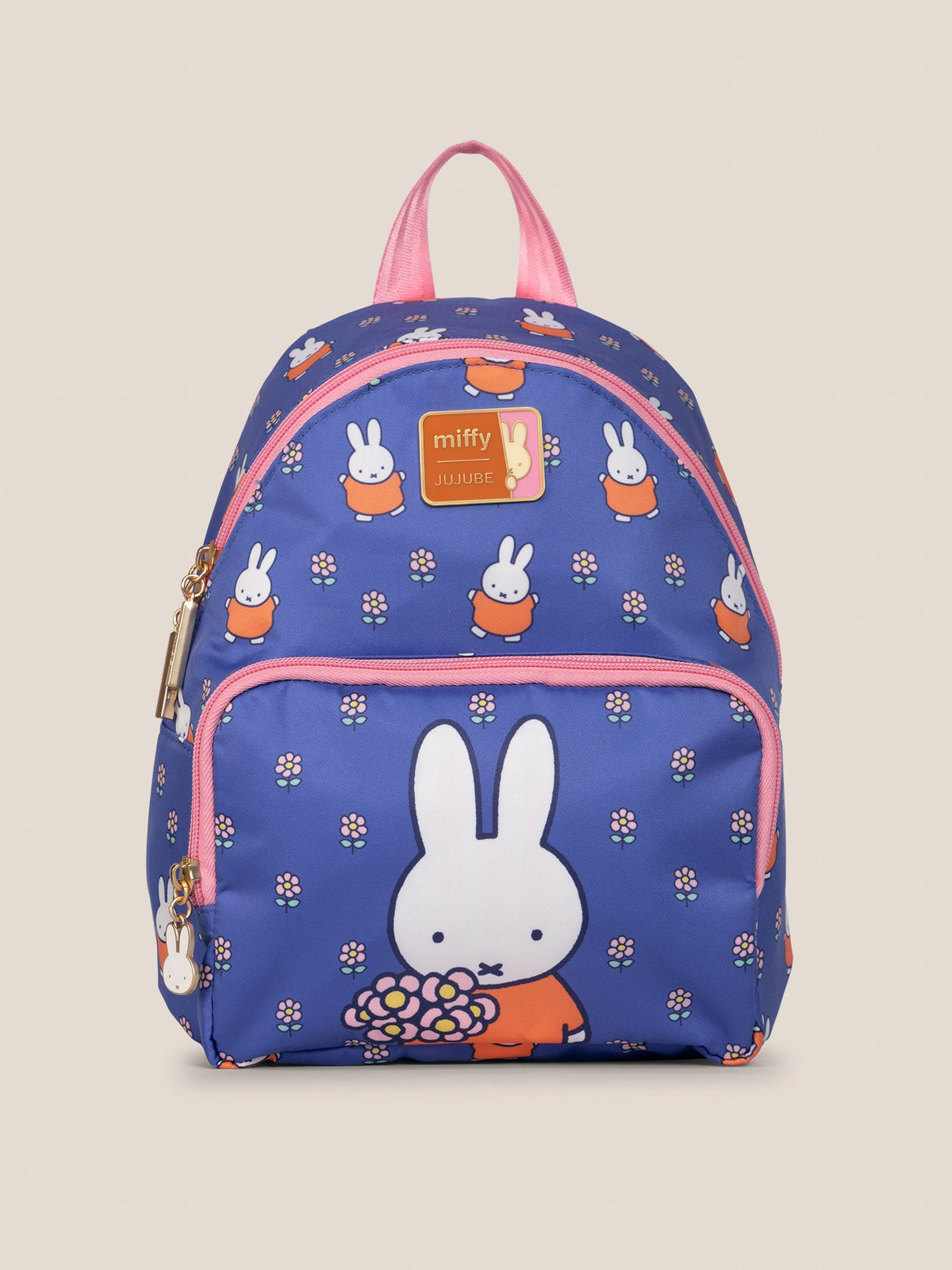 Miffy Flower Fields Everyday Mini Backpack - Blue & Orange