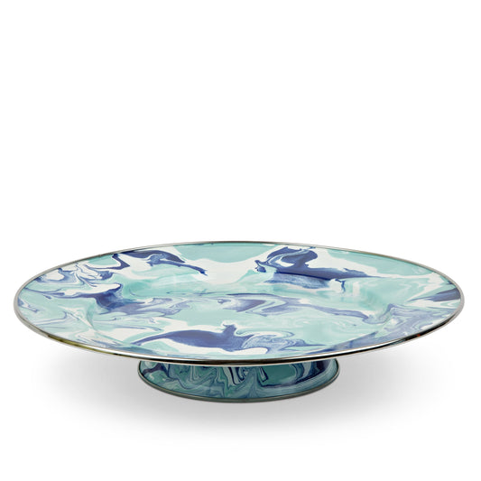 Lagoon Cake Plate