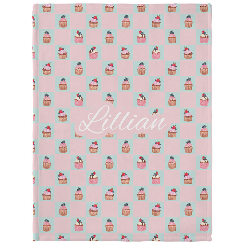 Lillian's Garden Personalized Minky Blanket