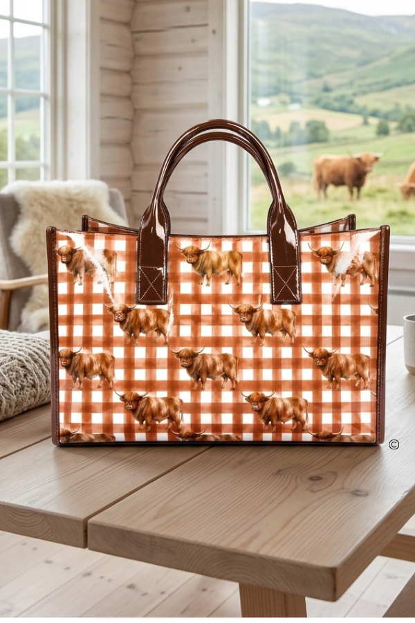 SC - ETA 10/29-11/12 The Highland Honey Vinyl Tote Bag©