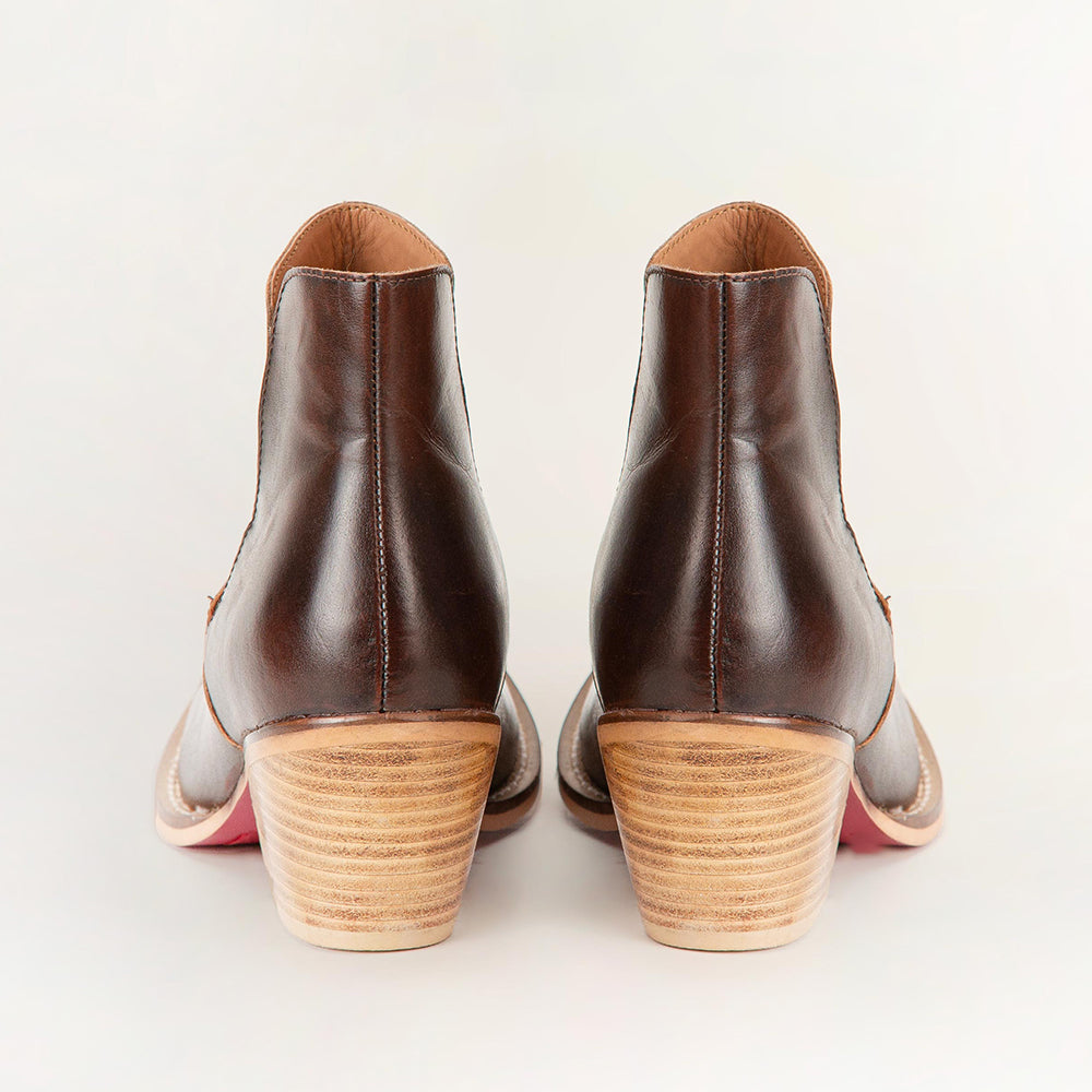 Loyal West Raven Canyon Booties In Calfskin